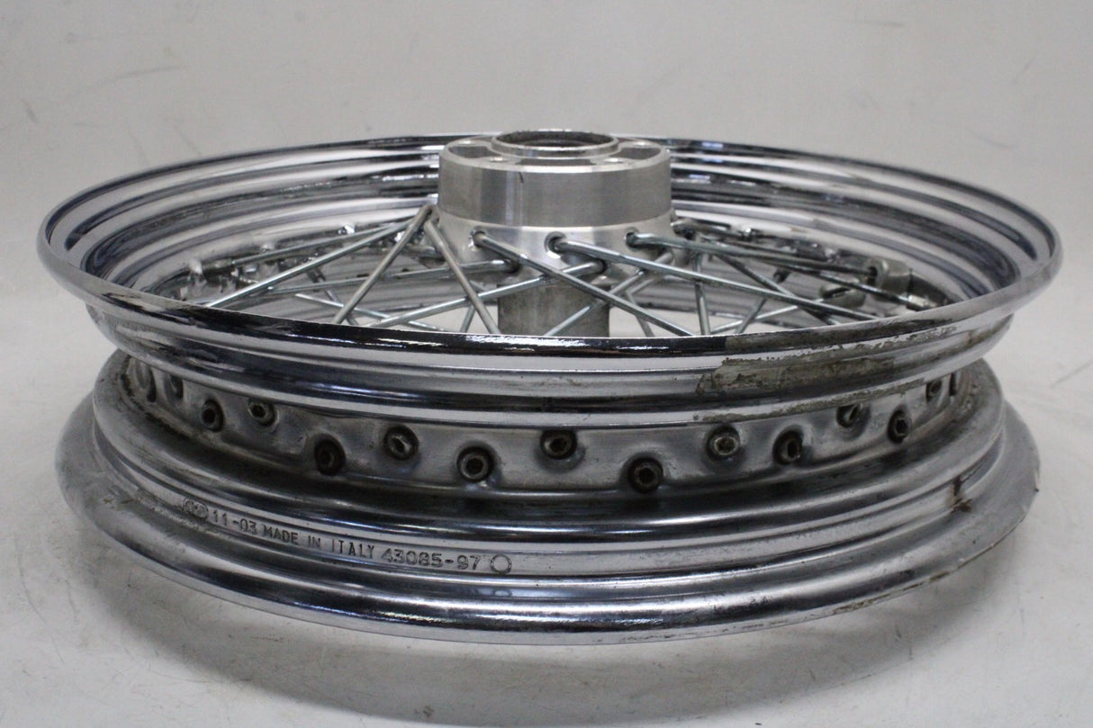 Harley-Davidson CHROME FRONT WHEEL RIM 16x3 43085-97