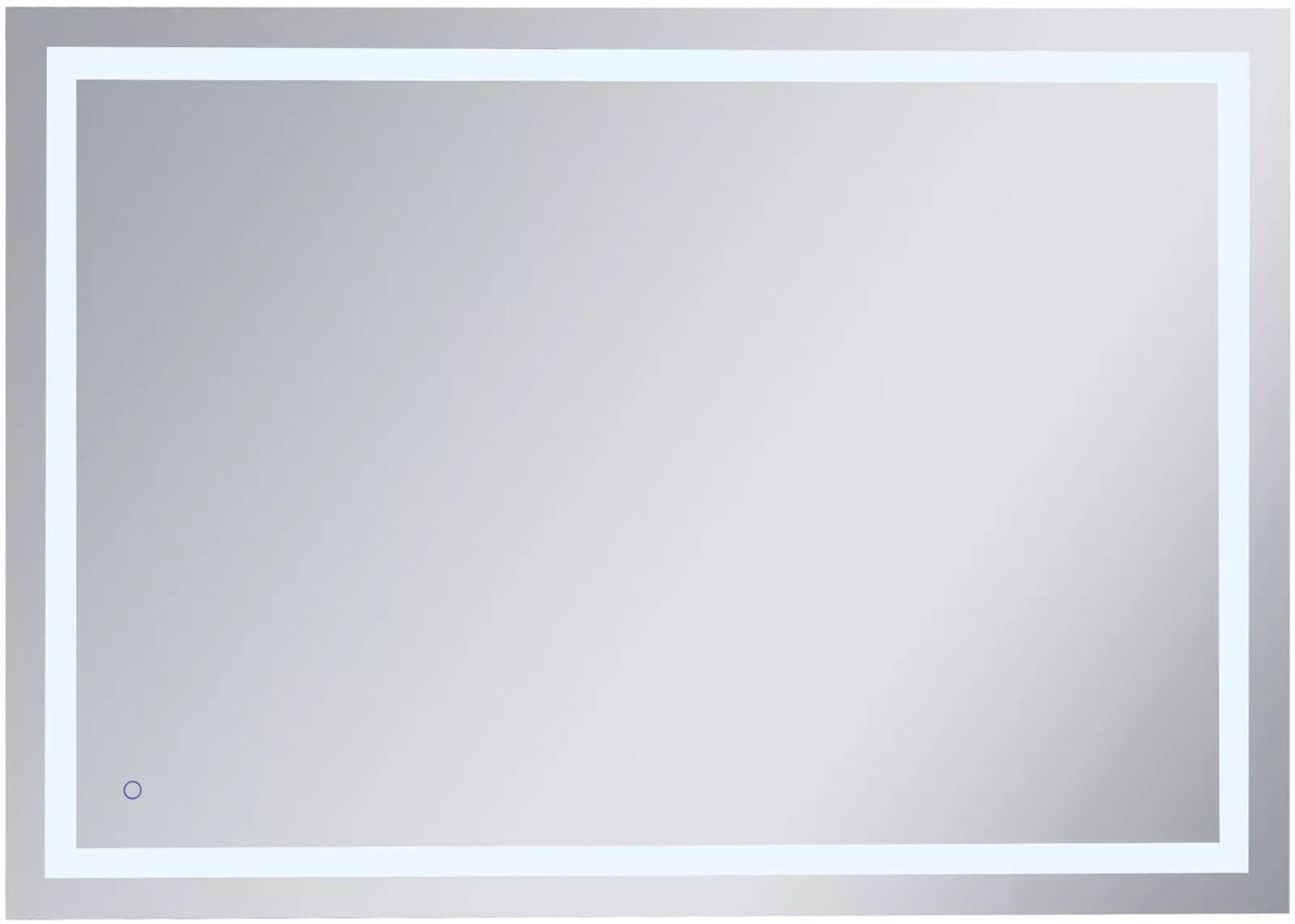 Elegant Lighting MRE14260 Helios 60" W X 42" H Modern Rectangular - Glossy White