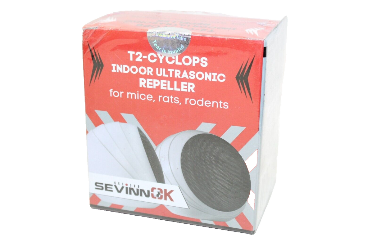 Sevinnok Ultrasonic Repeller Mice Rats Rodents T2-Cyclops Model ZN-209 Brand New