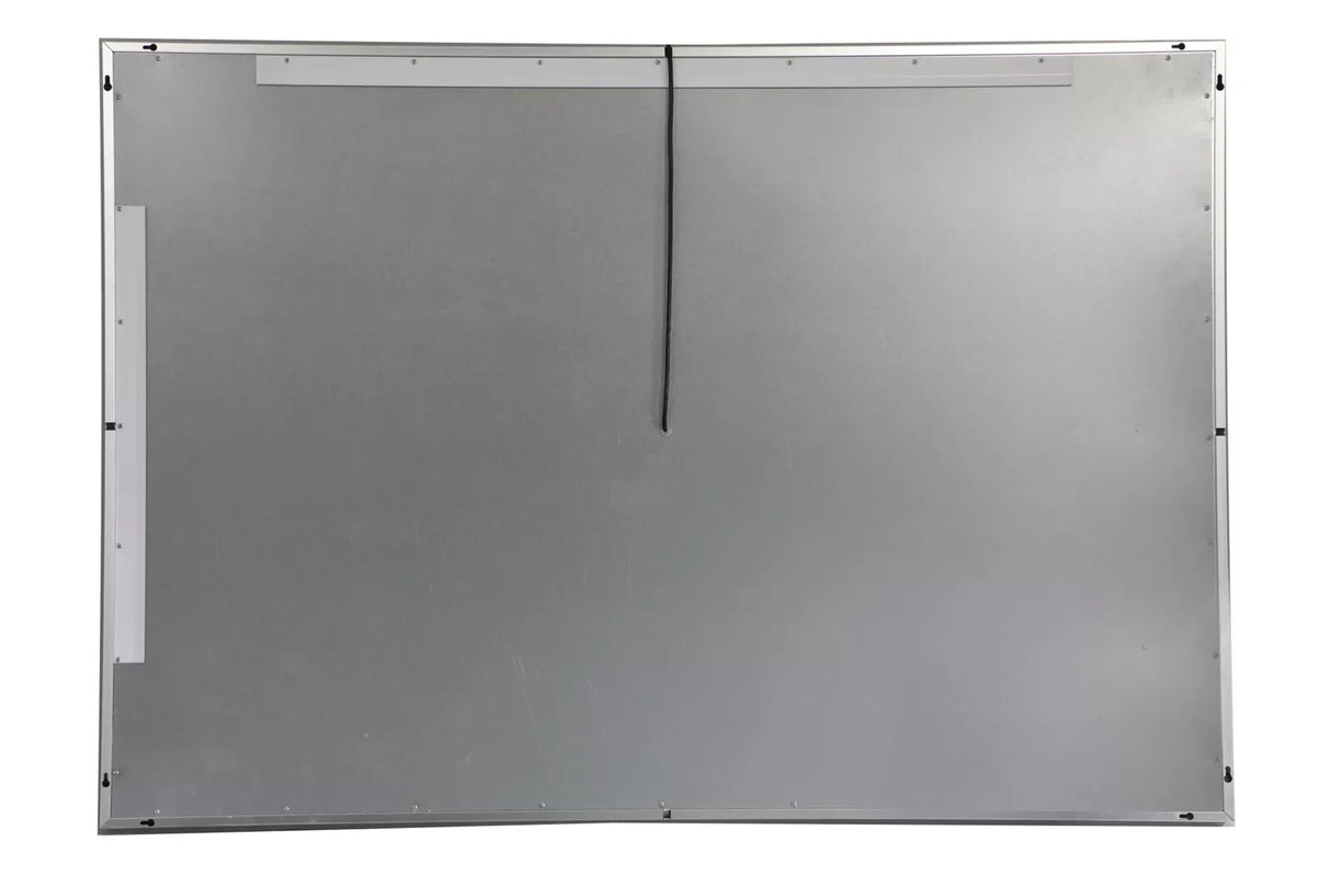Elegant Lighting MRE14260 Helios 60" W X 42" H Modern Rectangular - Glossy White