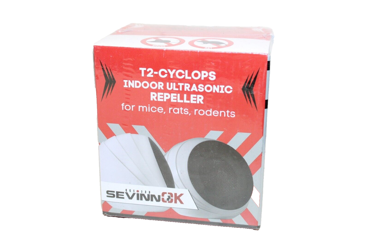 Sevinnok Ultrasonic Repeller Mice Rats Rodents T2-Cyclops Model ZN-209 Brand New