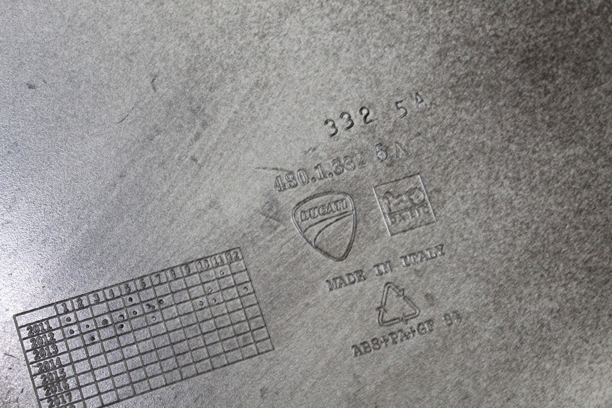 12-15 Ducati Panigale 899 Left Upper Half Fairing Cover Panel 48013325A OEM