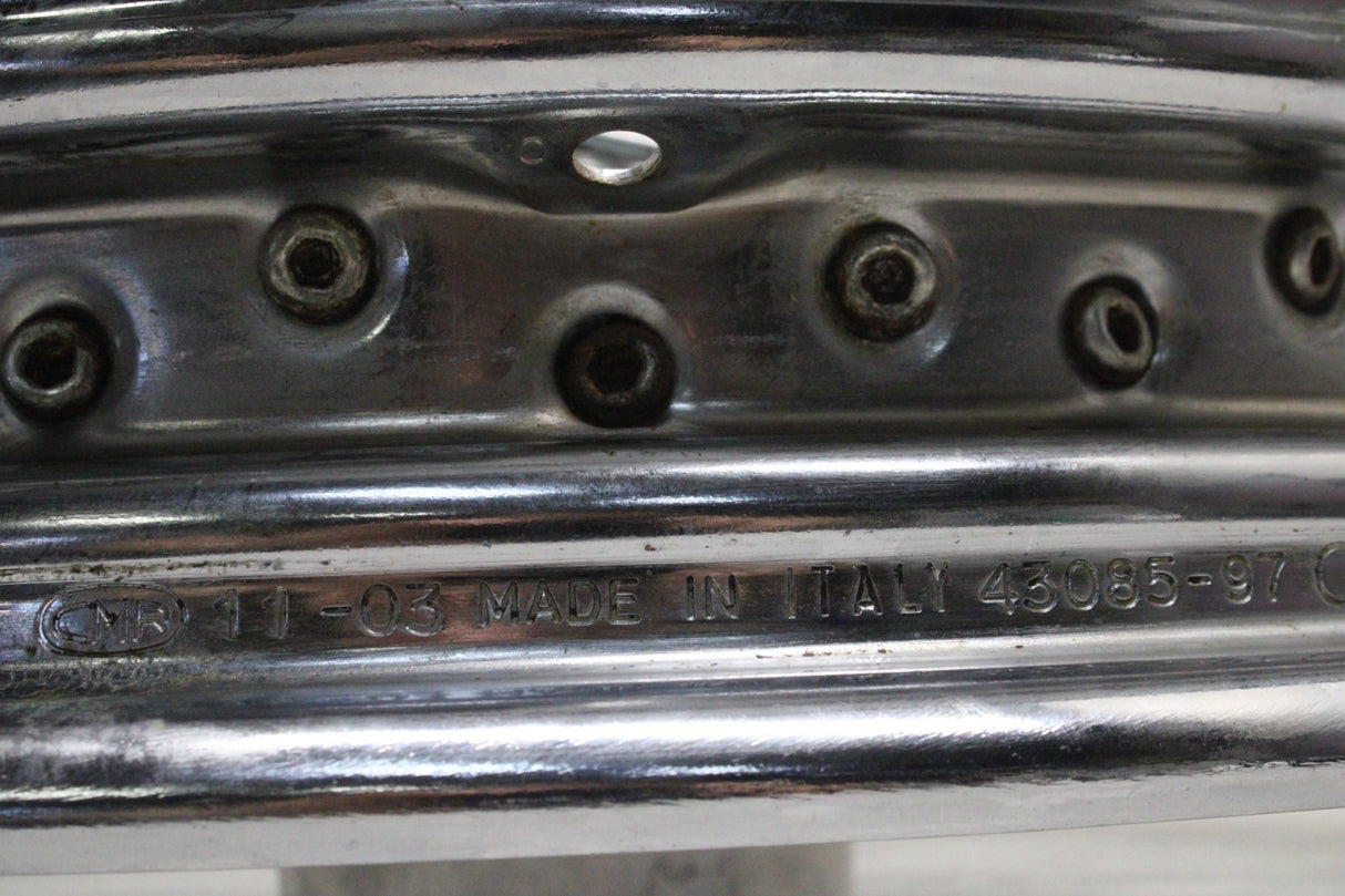 Harley-Davidson CHROME FRONT WHEEL RIM 16x3 43085-97