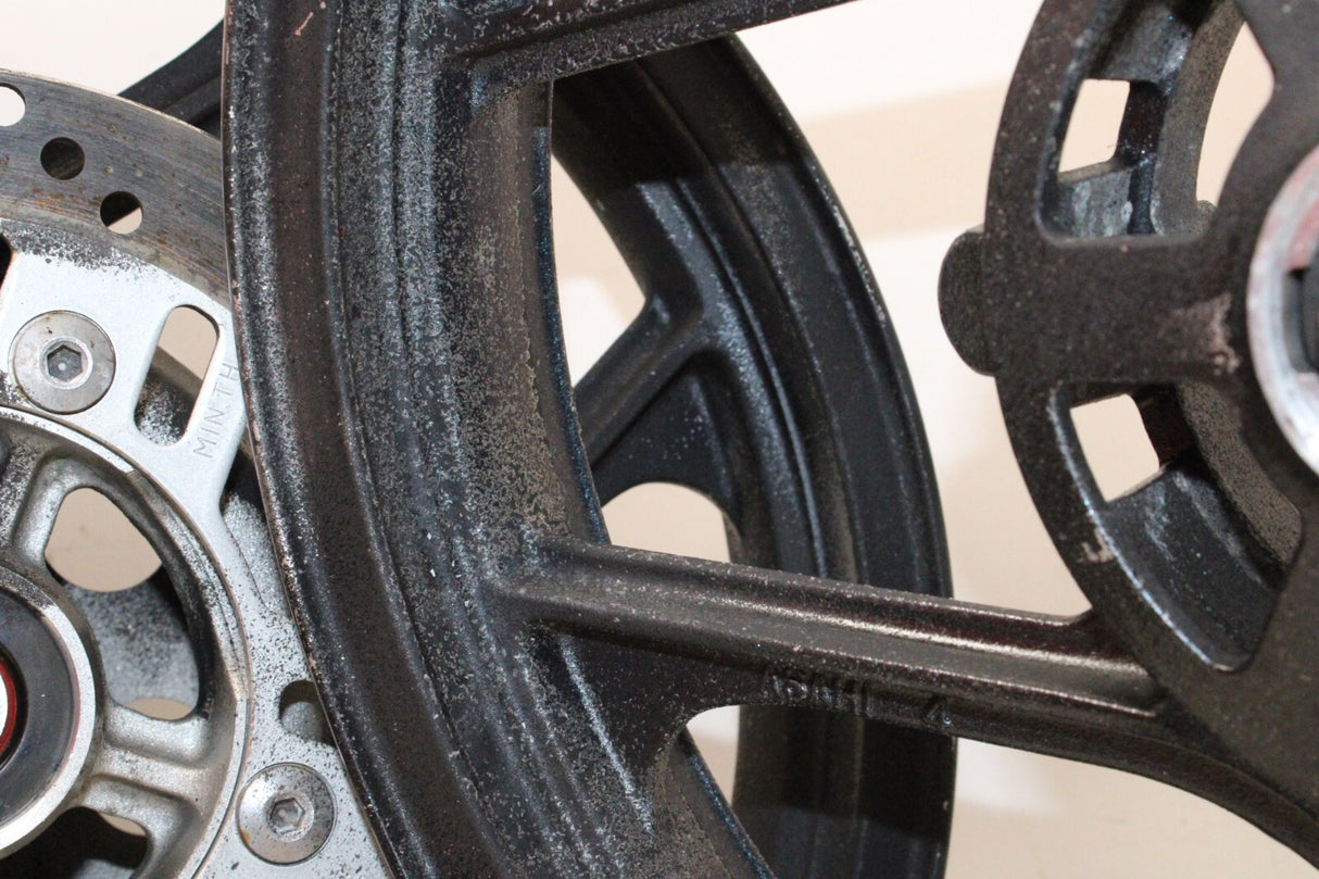 2007 Kawasaki Ninja 250r EX250F Front Rear Wheel Rim Set