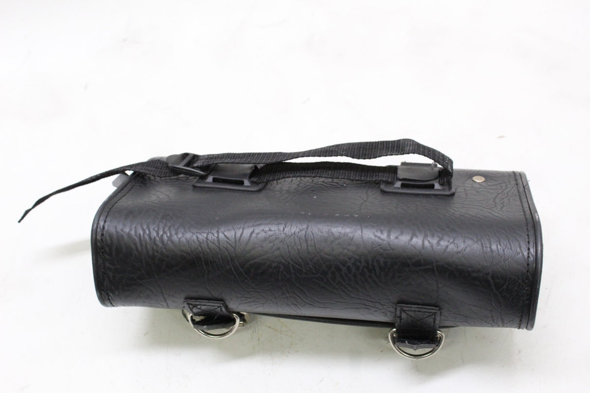Vinyl Leather Motorcycle Medium Satchel Luggage Tool Bag Yamaha Suzuki Kawasaki
