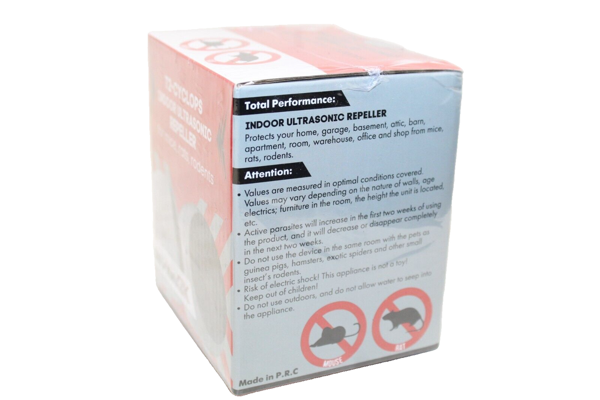 Sevinnok Ultrasonic Repeller Mice Rats Rodents T2-Cyclops Model ZN-209 Brand New