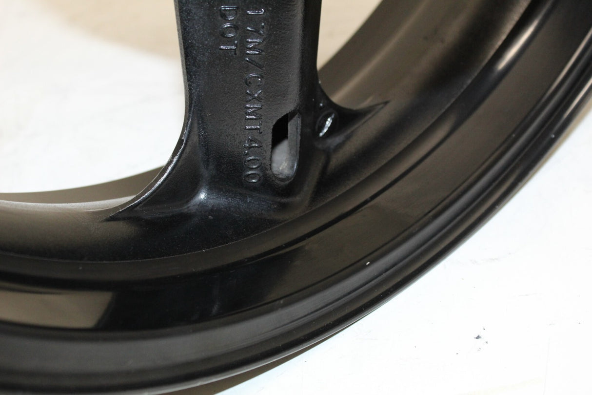 02-12 2008 Suzuki V-STROM V STROM REAR WHEEL Rim BLACK