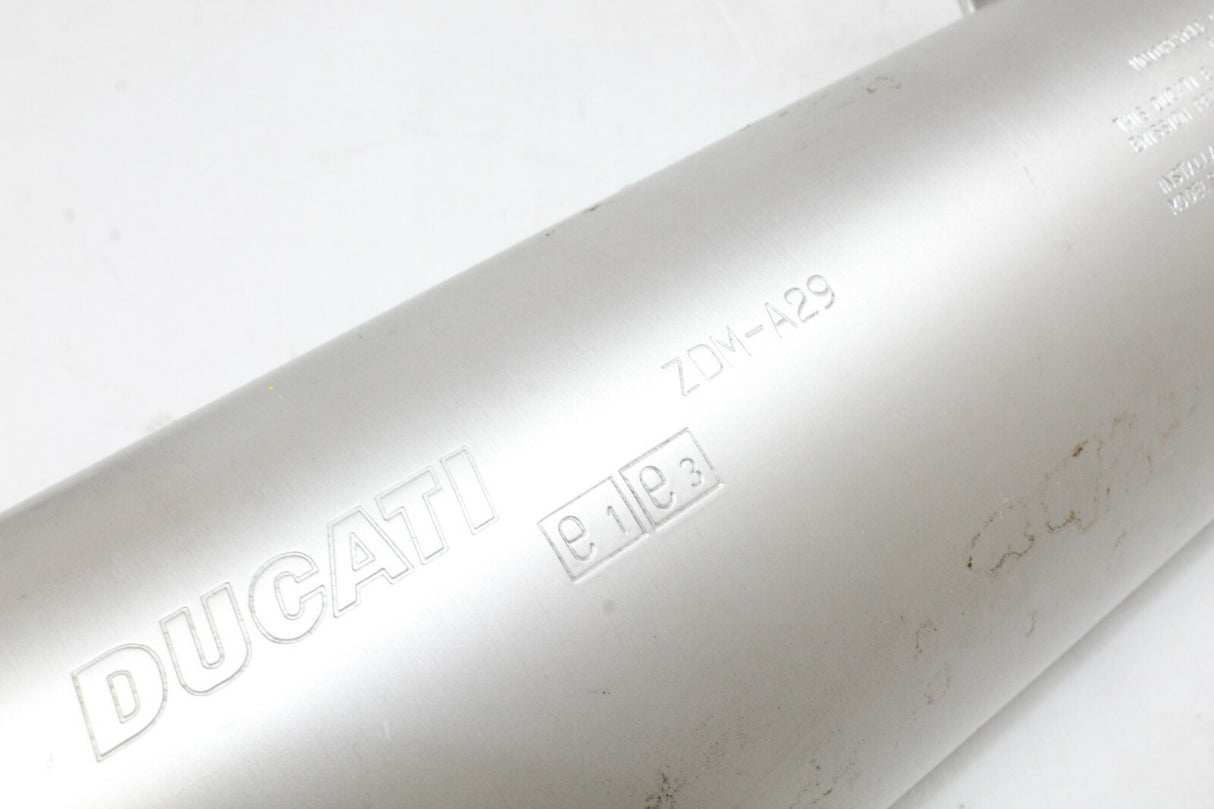 02 Ducati Supersport 750 Exhaust Pipe Muffler SLIP On Silencer ZDM-A29