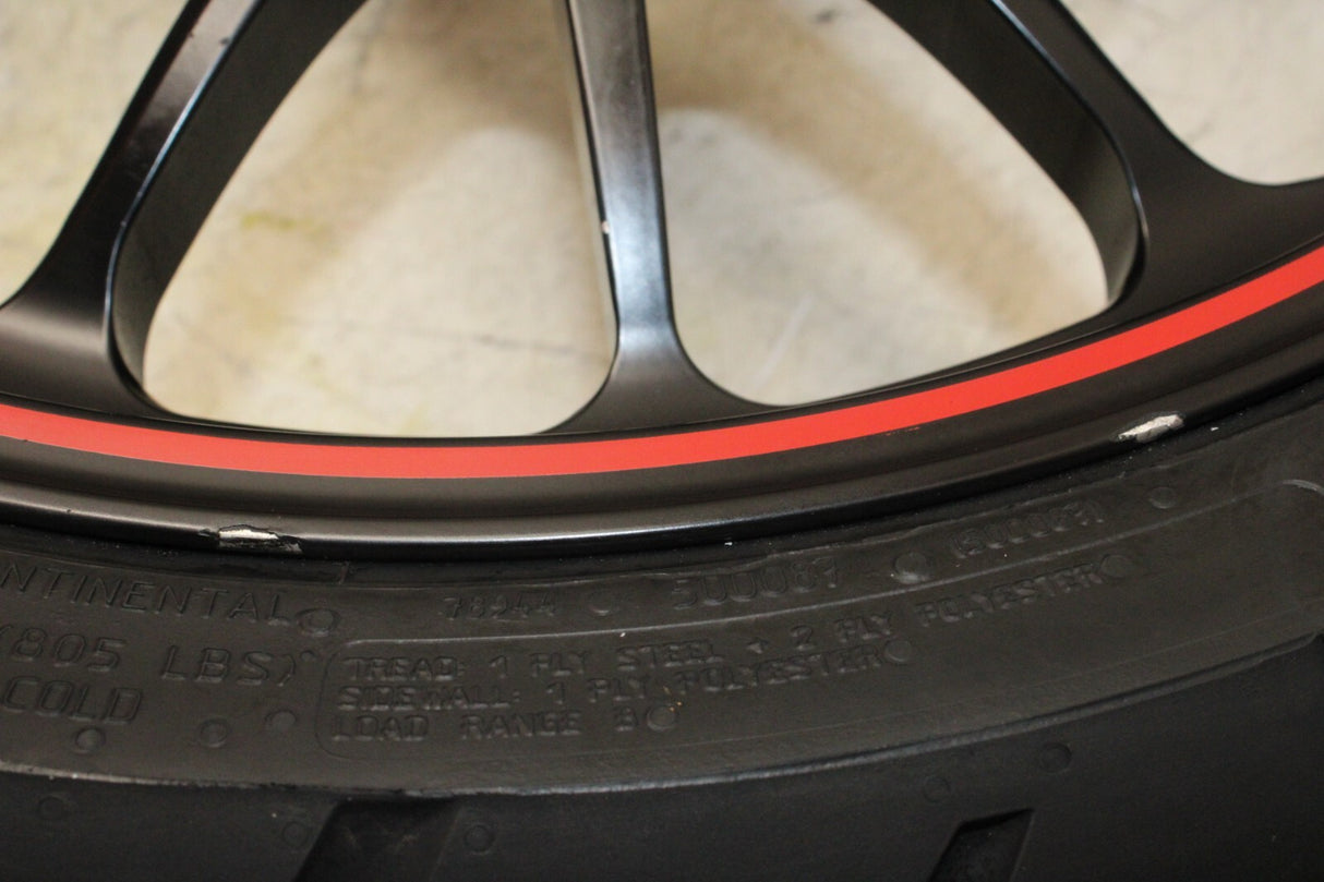 2013 Ducati Hypermotard Marchesini Forged Rear Back Wheel Rim Tire