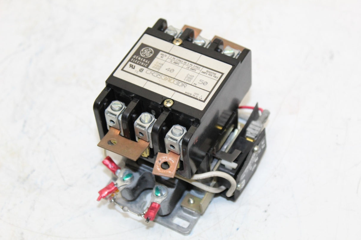 AMX 4 Portable X-Ray GE CR353AD3DR Definite Purpose Contactor 40A 3P 24/28V Coil