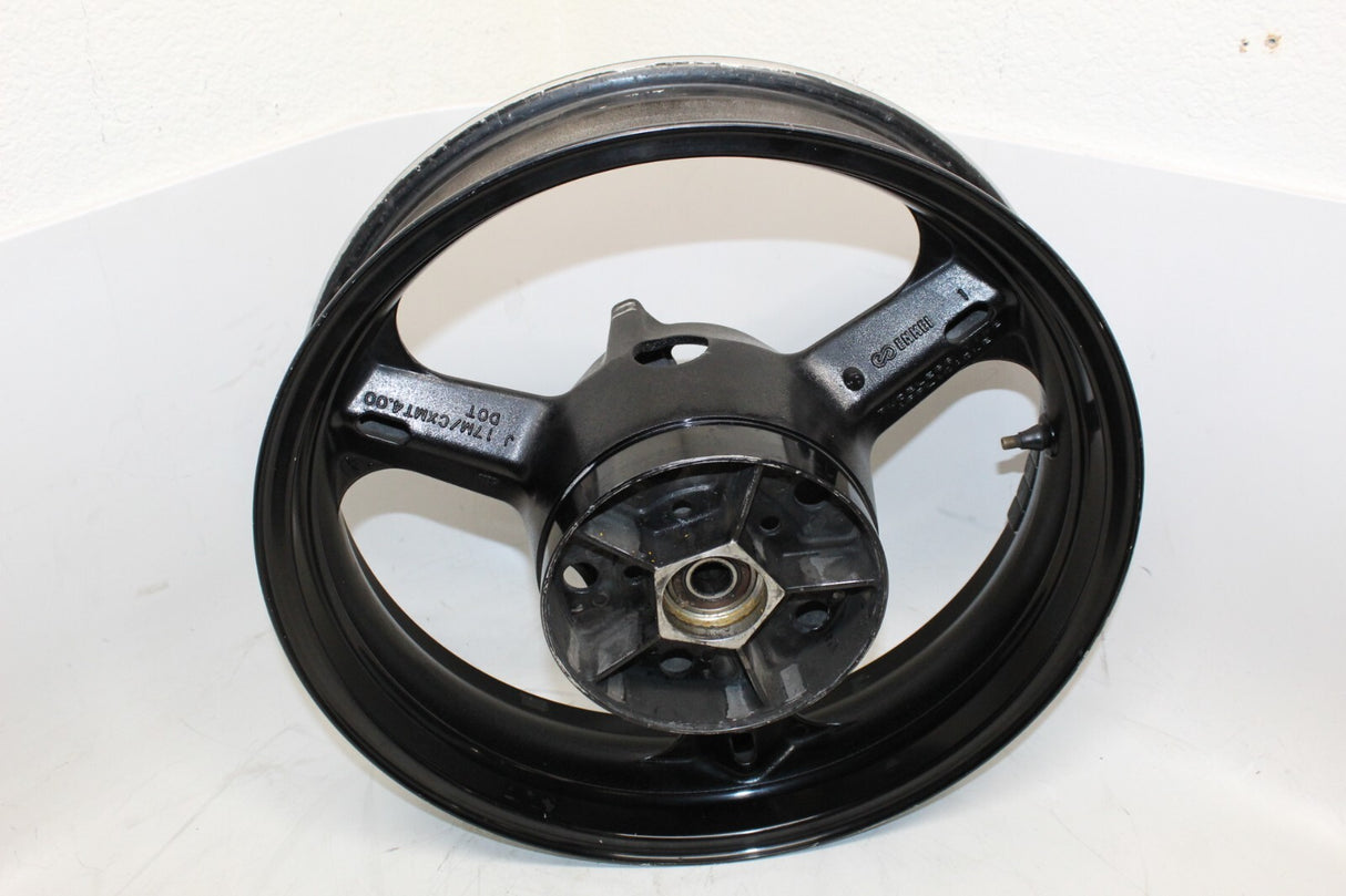 02-12 2008 Suzuki V-STROM V STROM REAR WHEEL Rim BLACK