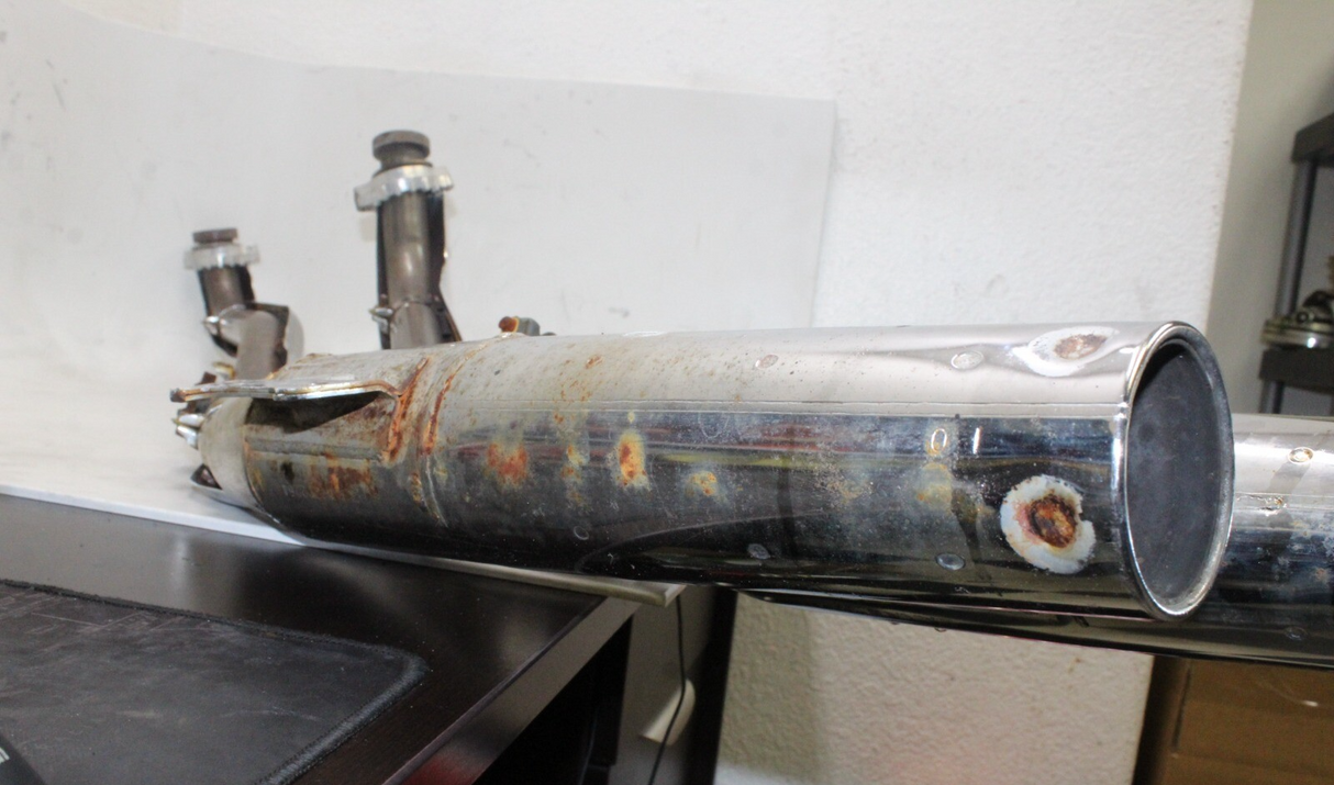 1988 Honda Shadow Spirit VT1100 VT1100CL OEM MUFFLER EXHAUST SILENCER PIPE