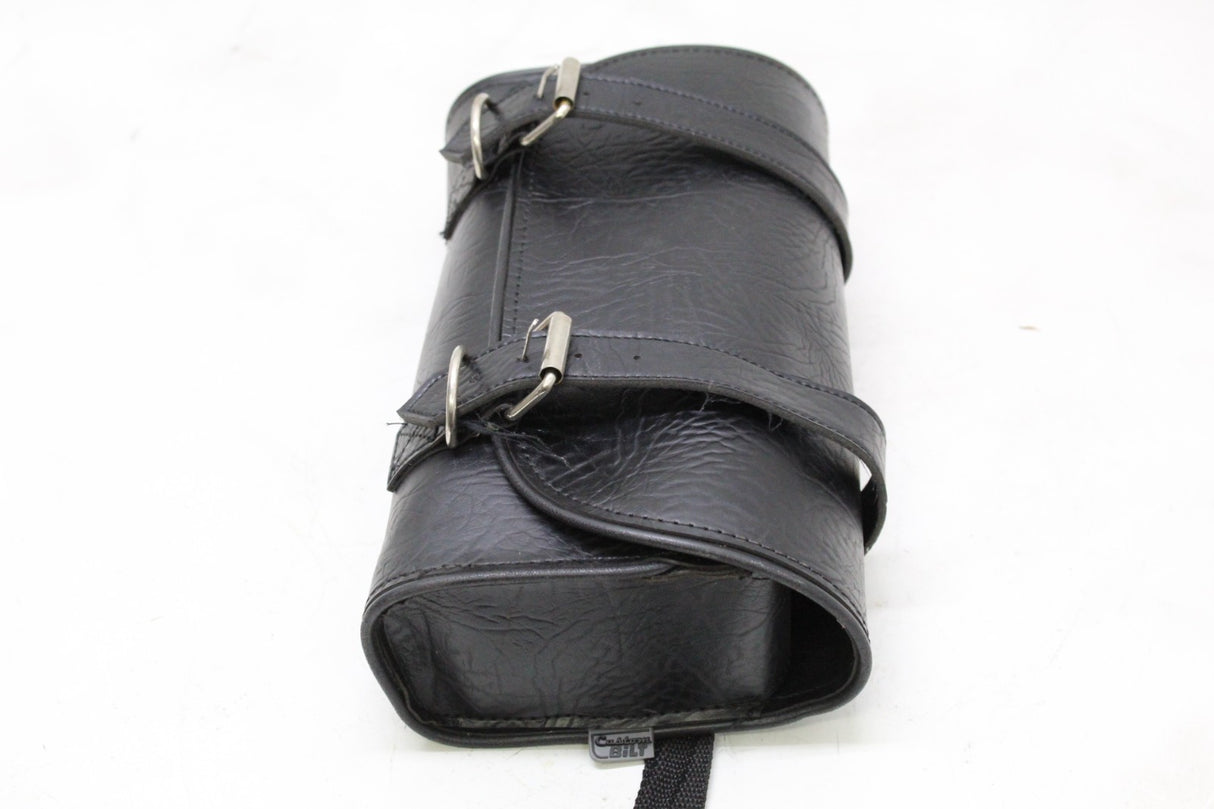 Vinyl Leather Motorcycle Medium Satchel Luggage Tool Bag Yamaha Suzuki Kawasaki