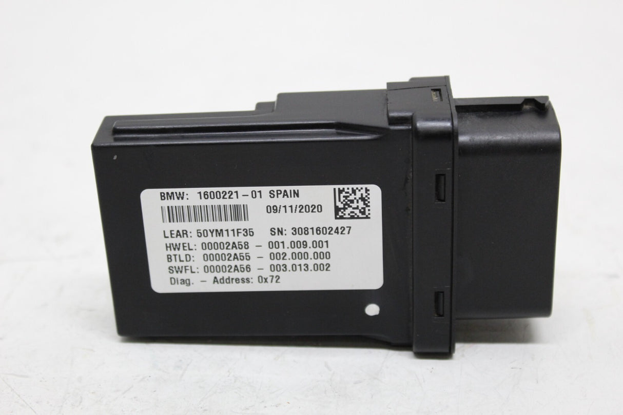 2021 BMW S1000XR Light Control Unit General Module Light 1600221-01