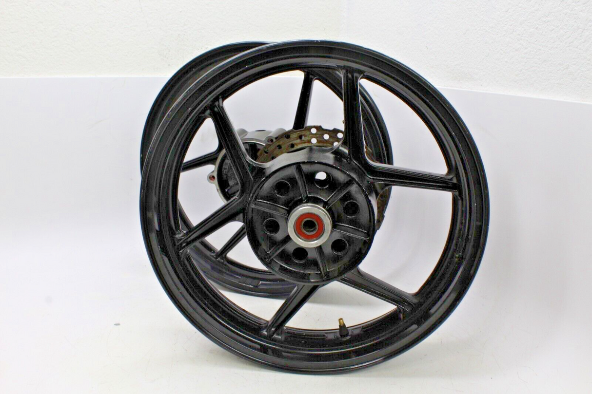 08-12 Ninja 250 Ex250 250r Front-Rear Wheel Rims Straight Set