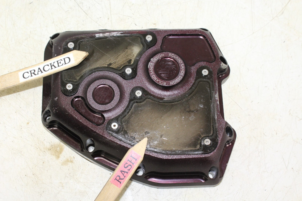 2005 Harley-davidson Dyna Super Glide Roland Sand Design Clarity Box Cover