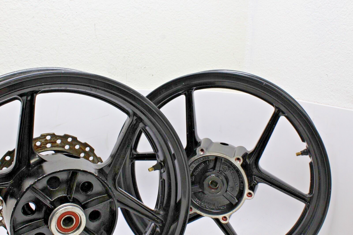 08-12 Ninja 250 Ex250 250r Front-Rear Wheel Rims Straight Set