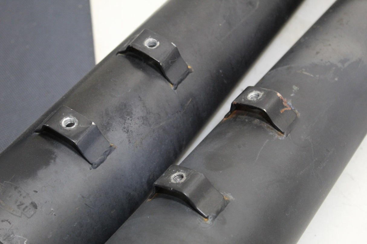 MUTAZU Black Slip-On Mufflers Exhaust Harley Touring