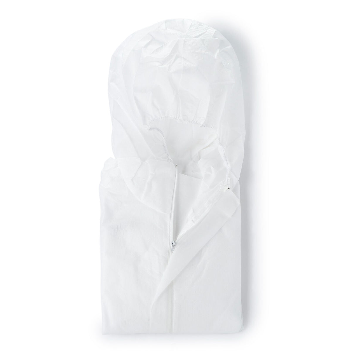 Hansae Large White Disposable Coverall With Hood #HAN-887 Case Of 50