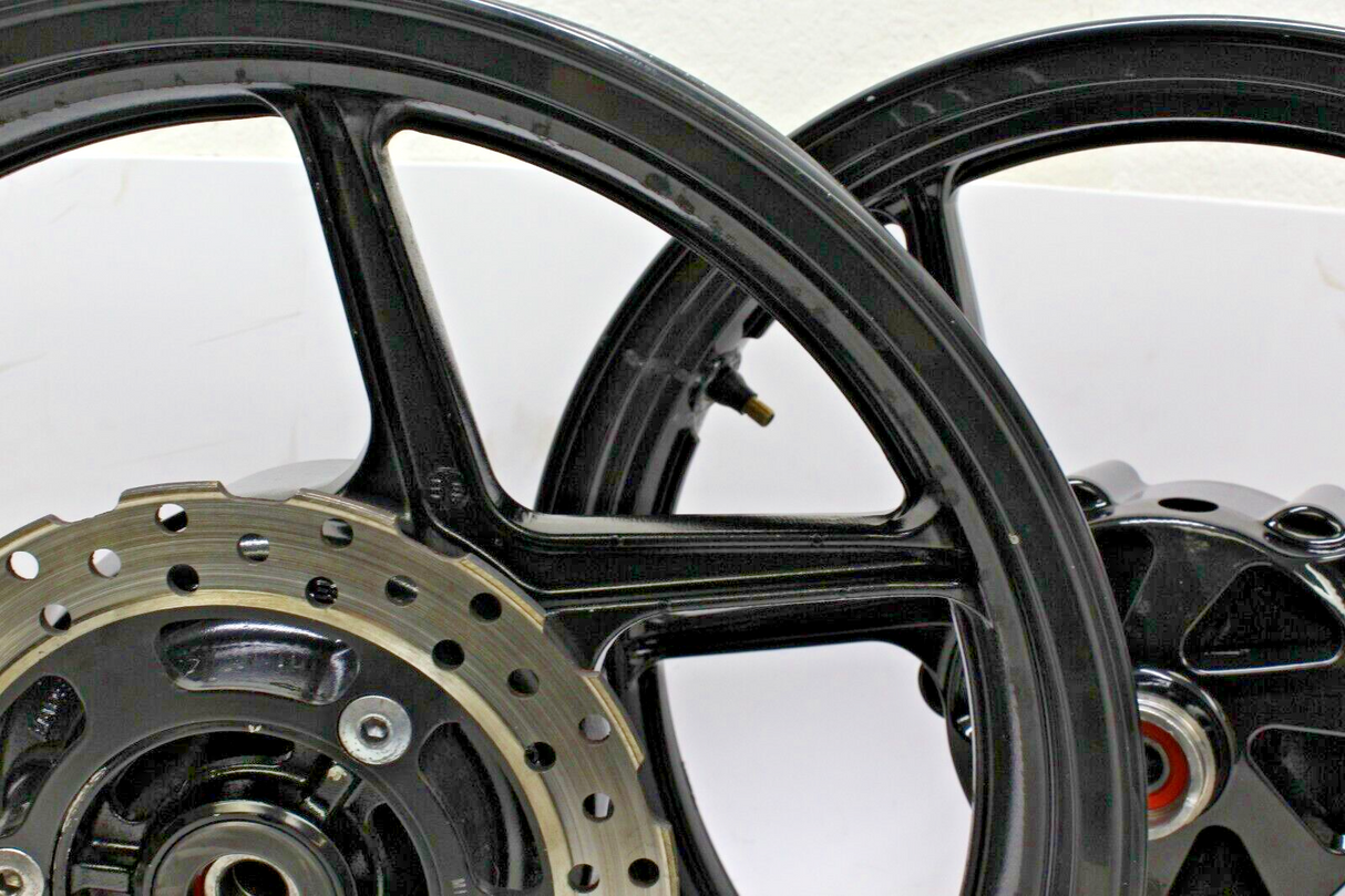 08-12 Ninja 250 Ex250 250r Front-Rear Wheel Rims Straight Set