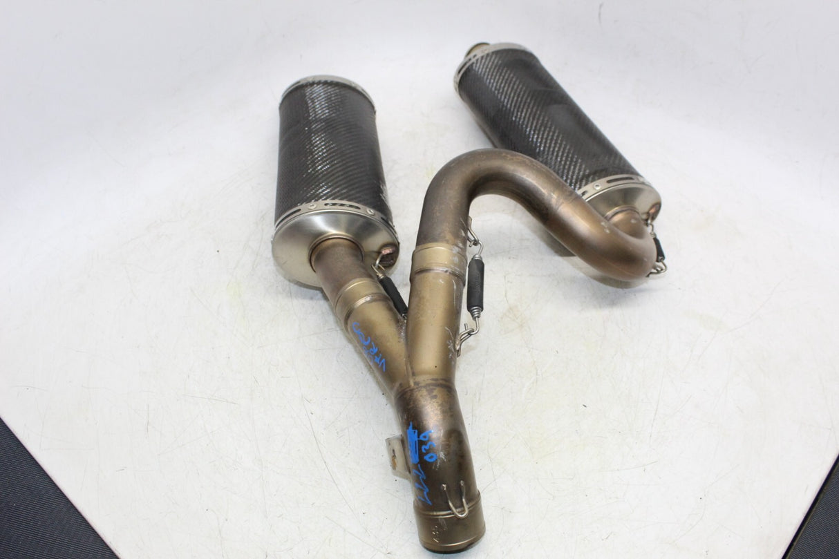 Honda 2006-2009 VFR800 800 Interceptor Muffler Exhaust Pipe Leo Vince Carbon