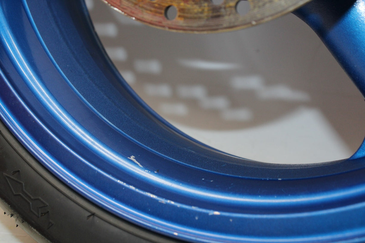 2001 KAWASAKI NINJA ZX6R REAR WHEEL RIM WITH TIRE