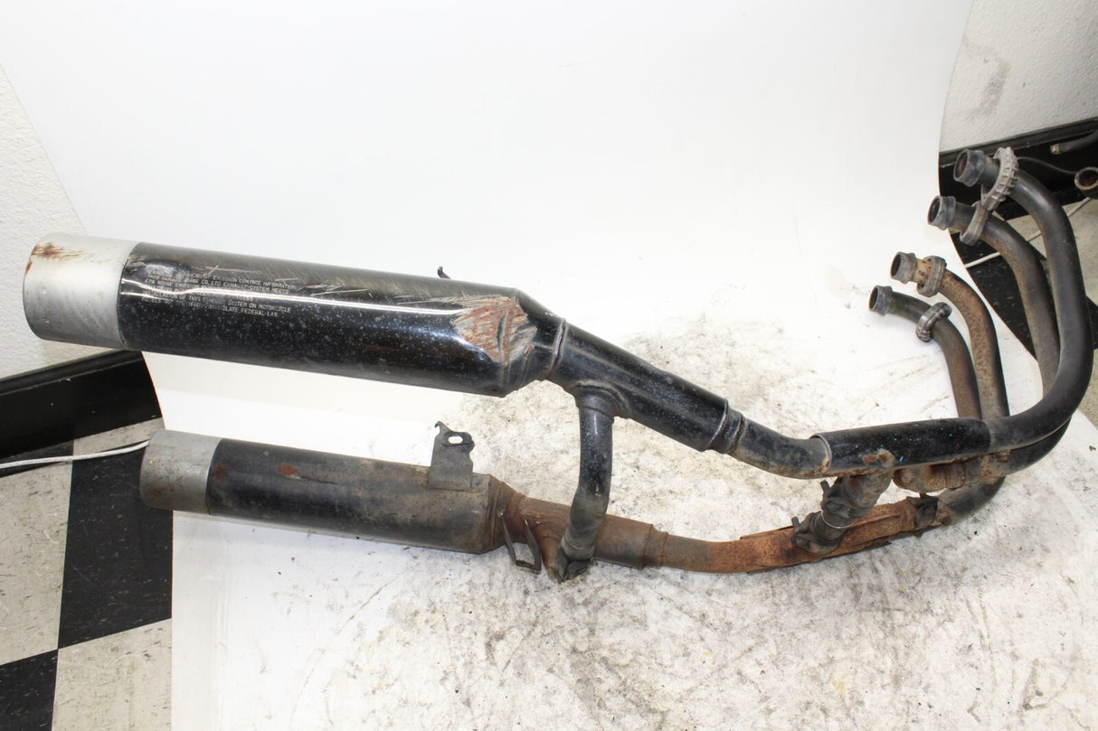 1985 YAMAHA FJ600 FULL EXHAUST SYSTEM HEADERS PIPE MUFFLER