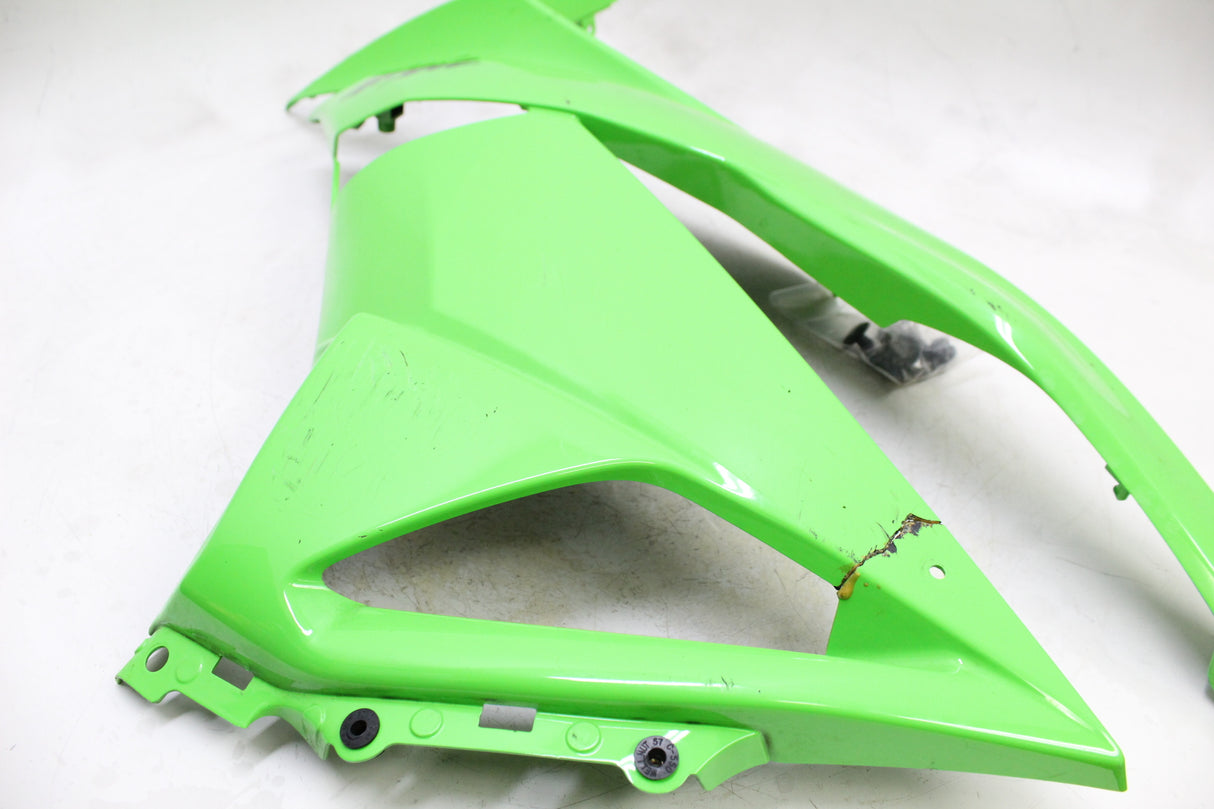 2009 Kawasaki Ninja ZX6R OEM LEFT LOWER MID UPPER SIDE FAIRING COWL