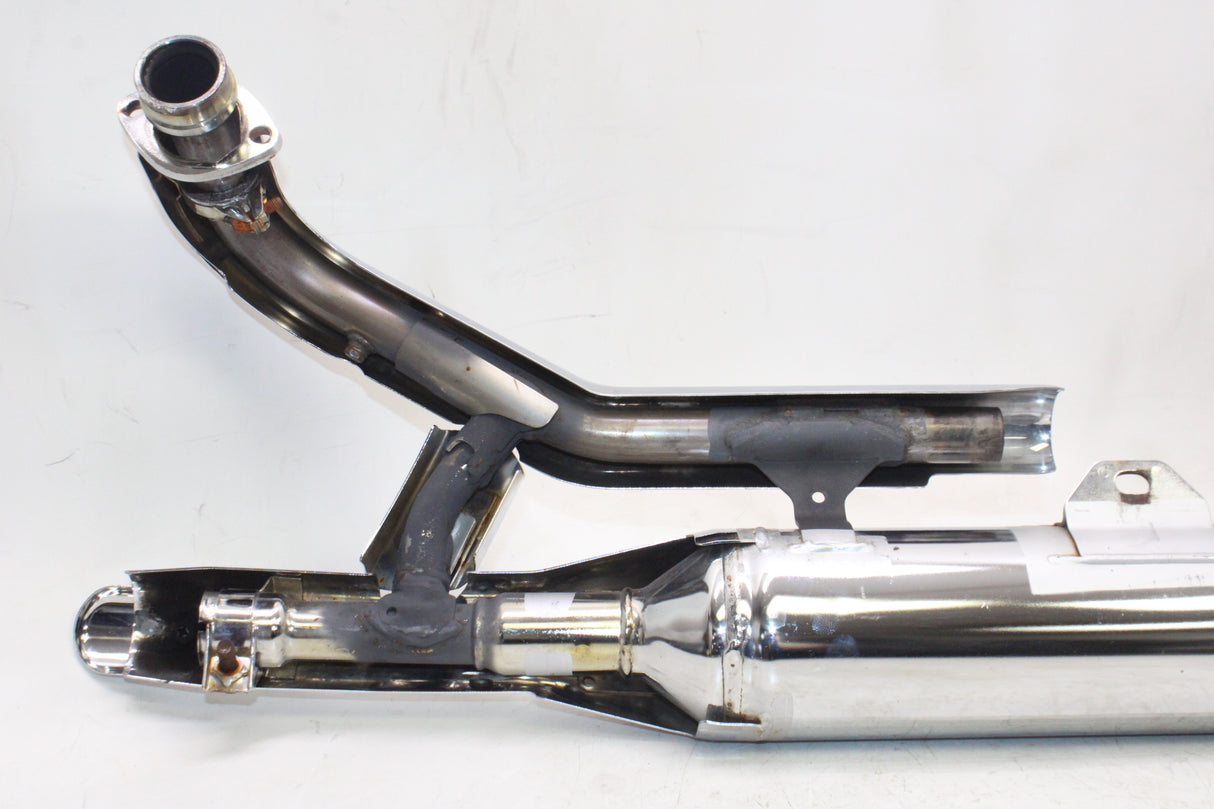 2007 Yamaha V Star 650 OEM RIGHT LOWER EXHAUST MUFFLER W HEADER