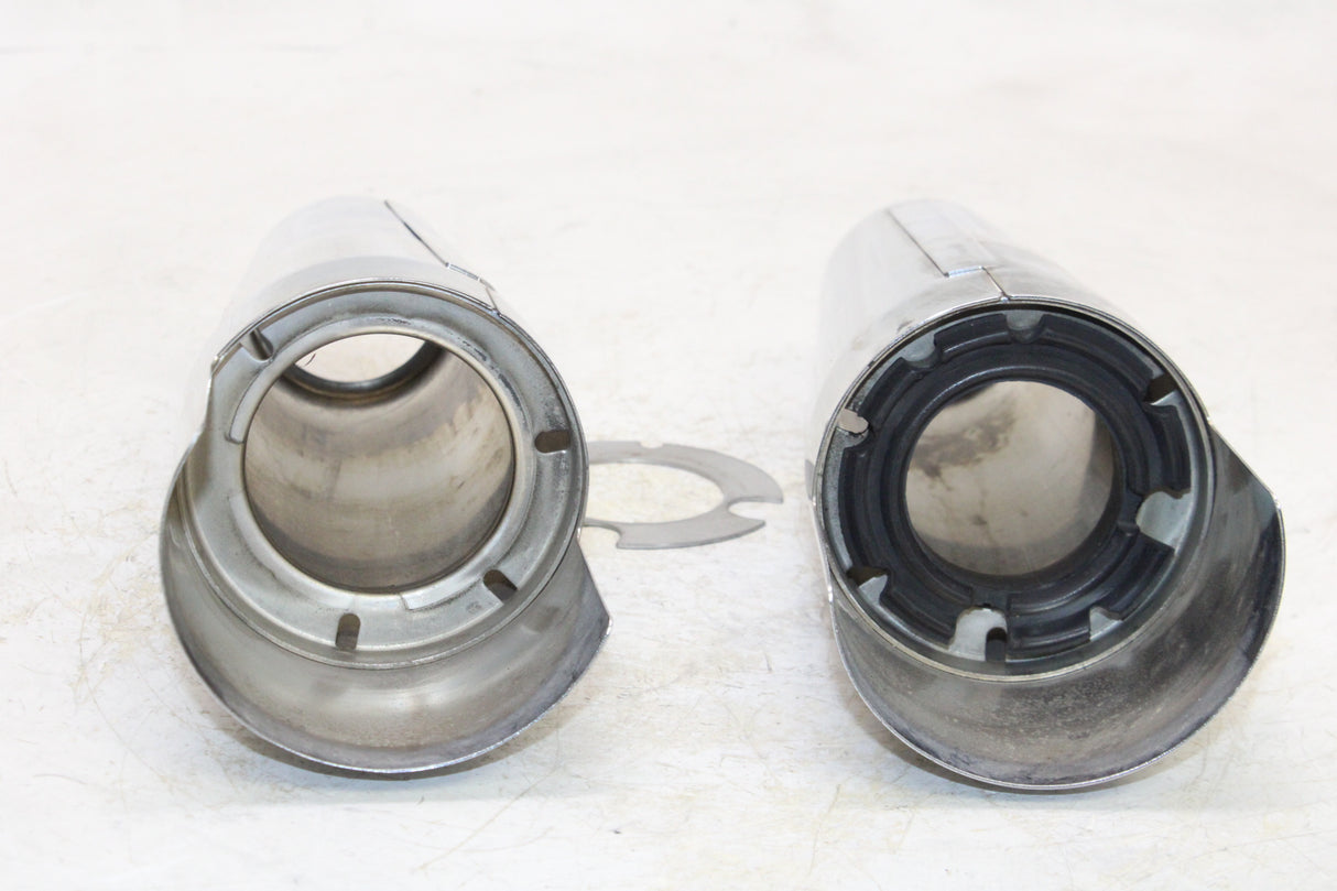 2007 Yamaha V Star 650 XVS650 OEM FRONT UPPER FORK COVER PAIR
