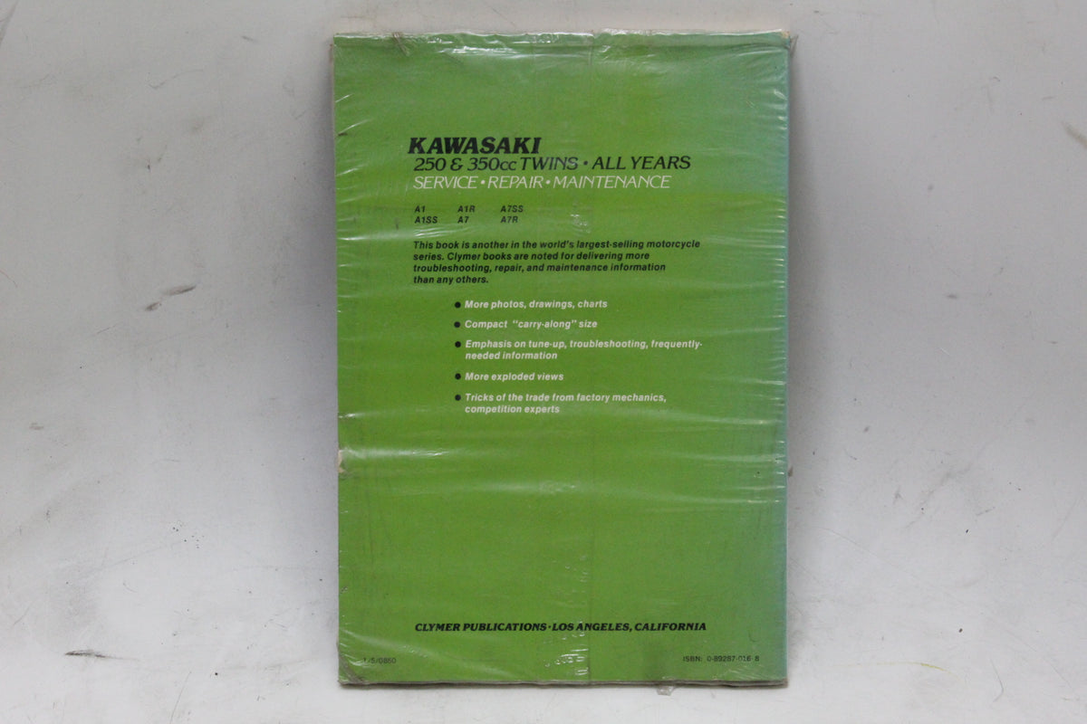All Years Kawasaki 250 350 Twins A1 A7 Clymer Service Repair Manual