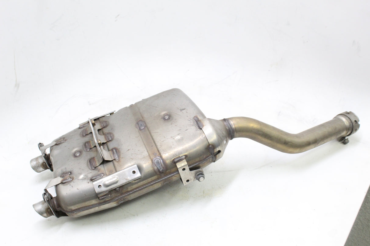 2005 YAMAHA FZ6 FAZER OEM EXHAUST MUFFLER SILENCER MID PIPE