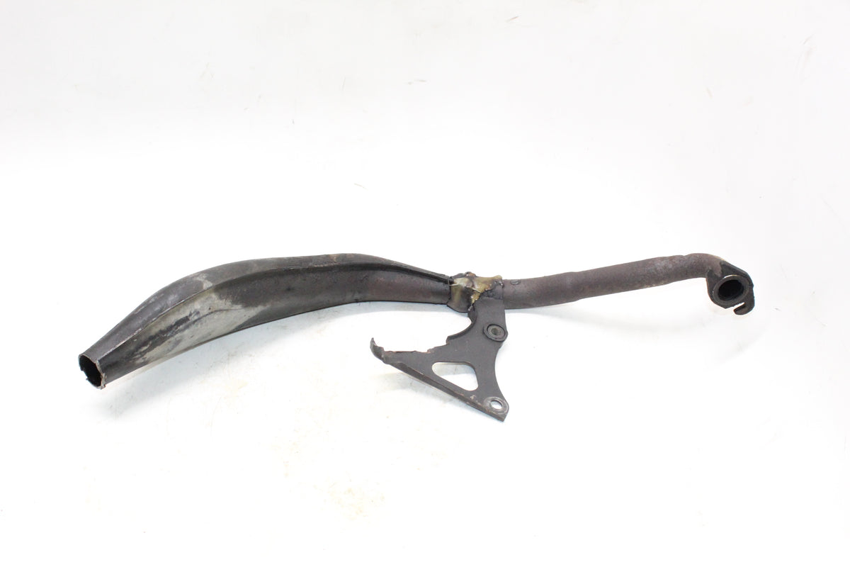 2002 Yamaha Zuma 50 YW50 Exhaust Pipe Expansion Chamber With Mounting Bracket