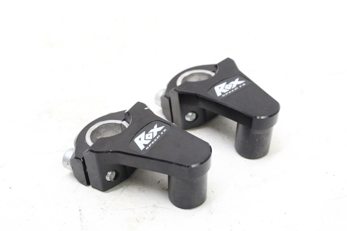 2011 KAWASAKI KLR650 ROX SPEED FX 2" PIVOTING HANDLEBAR RISERS BLACK