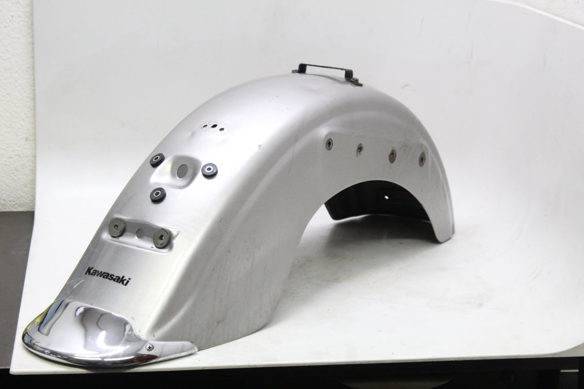 2005 KAWASAKI VULCAN 1500 VN1500 CLASSIC OEM REAR FENDER SILVER CHROME TIP
