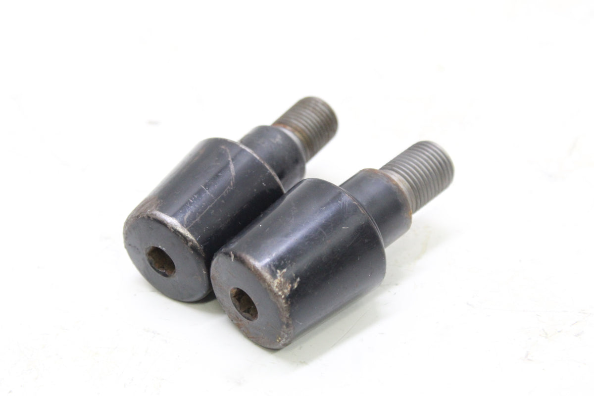 2005 YAMAHA FZ6 OEM HANDLEBAR BAR END WEIGHTS CAPS PAIR