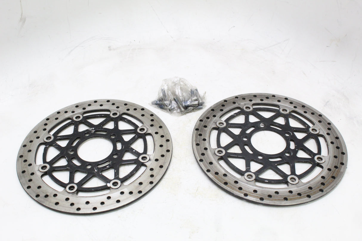 2004 SUZUKI GSXR600 OEM FRONT BRAKE ROTOR DISC SET PAIR