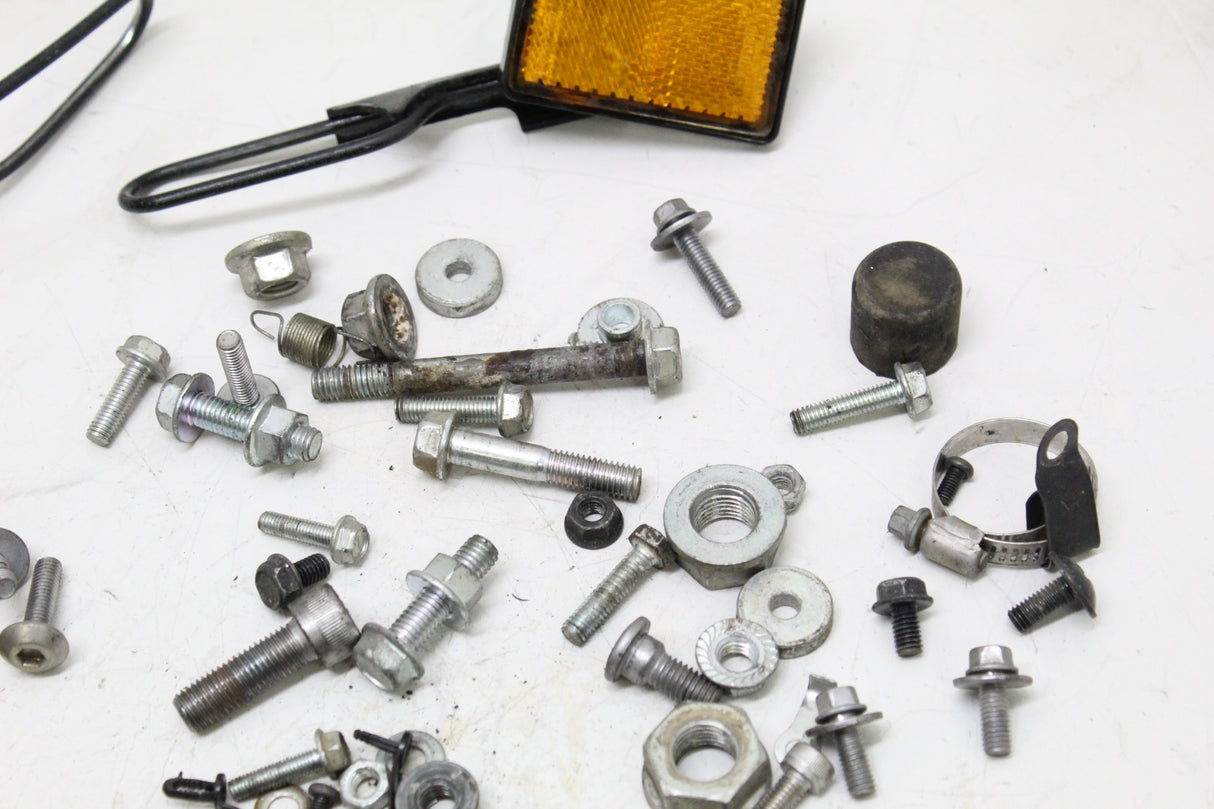 2011 KAWASAKI KLR650 OEM MISC HARDWARE BOLT NUT SCREW CLAMP BRACKET LOT