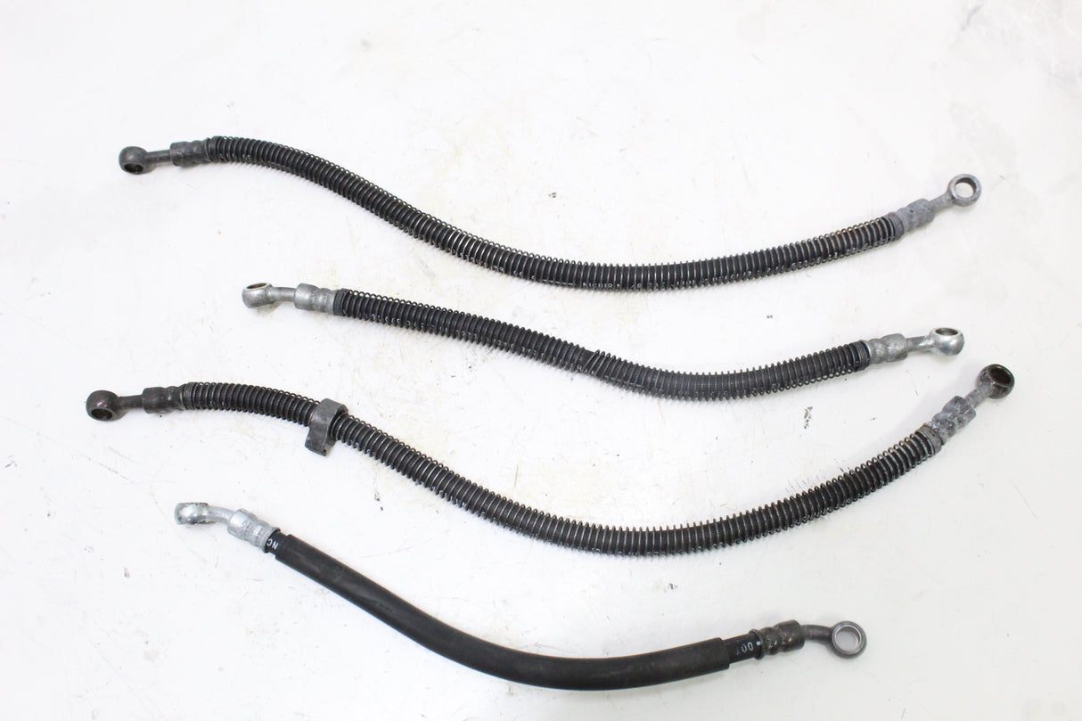 1992 KAWASAKI NINJA 600R ZX600C OEM FRONT REAR BRAKE HOSES LINES SET