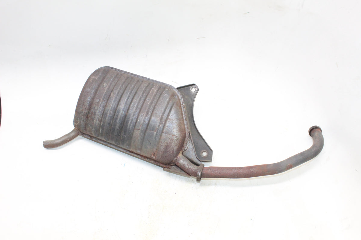 1983 Yamaha XC180 Riva OEM Exhaust Muffler Silencer Header Pipe Assembly