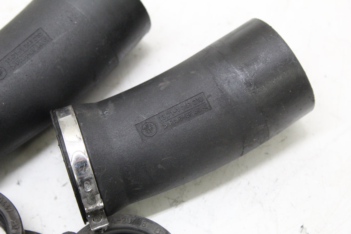 2000 BMW R1100RT OEM LEFT RIGHT AIR INTAKE DUCT BOOT MANIFOLD CLAMP SET