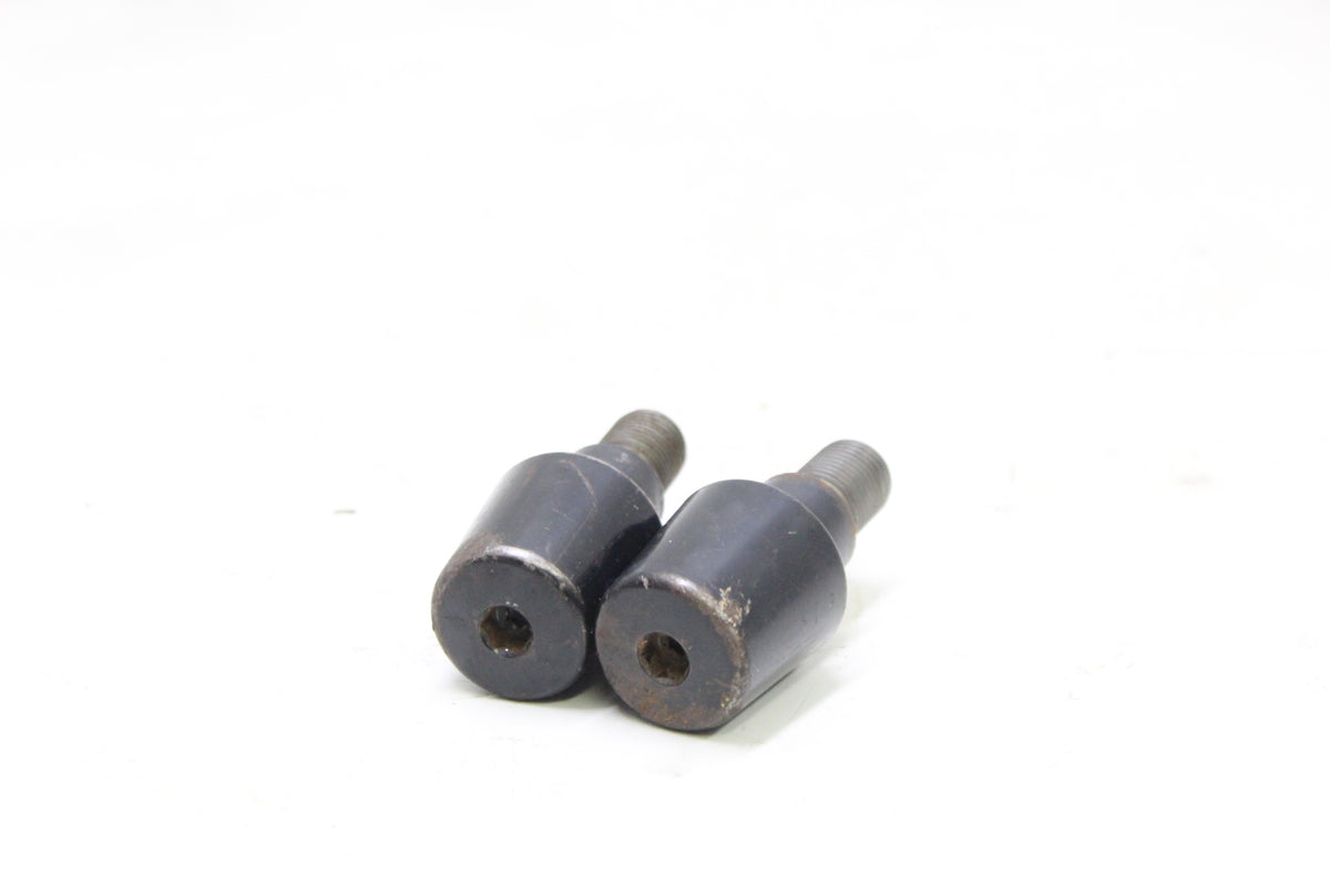 2005 YAMAHA FZ6 OEM HANDLEBAR BAR END WEIGHTS CAPS PAIR