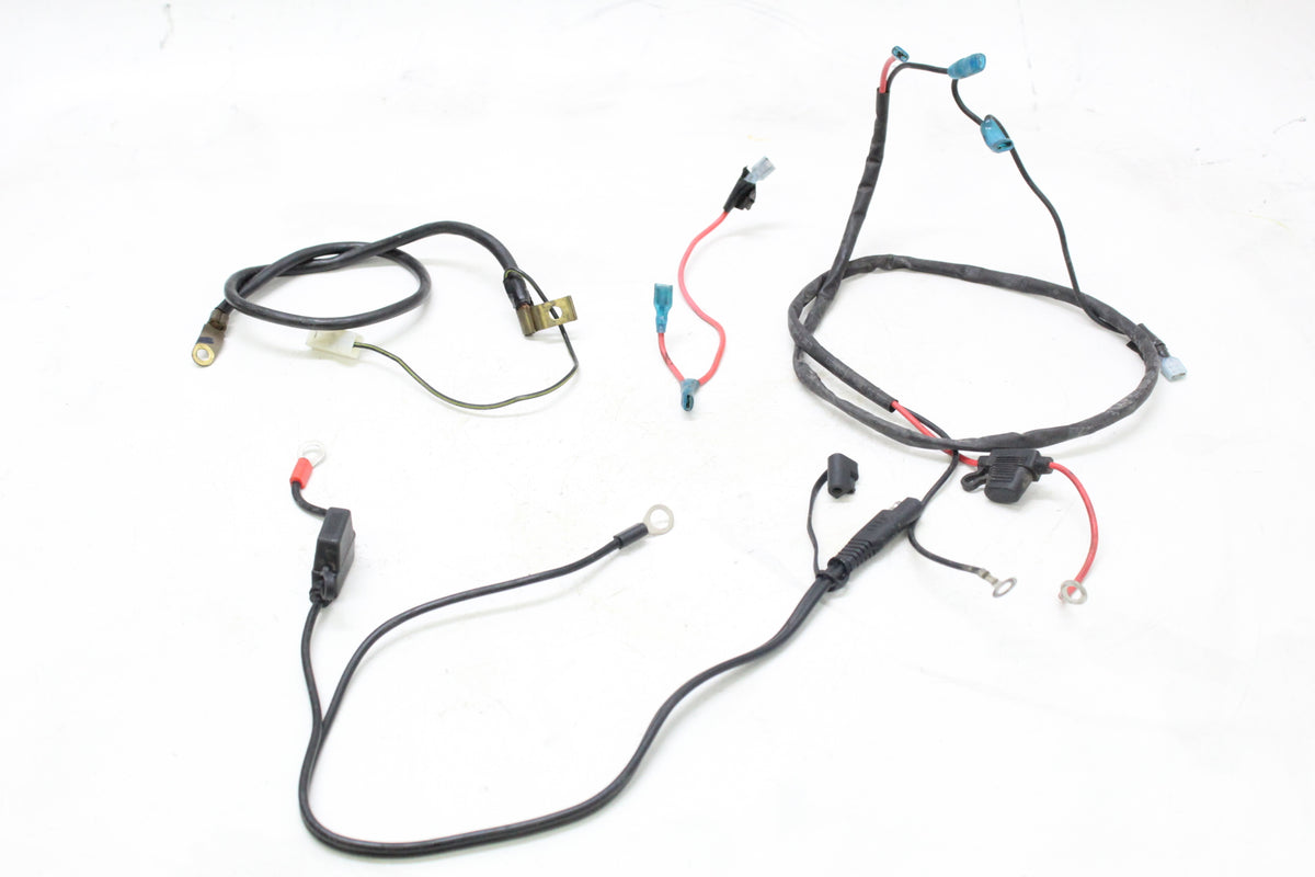 2011 KAWASAKI KLR650 BATTERY CABLE WIRE LEAD RING TERMINALS W FUSES