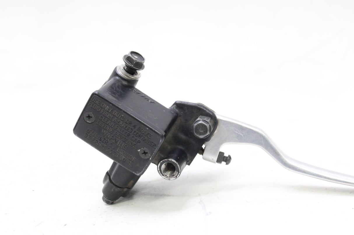 2011 KAWASAKI KLR650 OEM FRONT BRAKE MASTER CYLINDER W LEVER