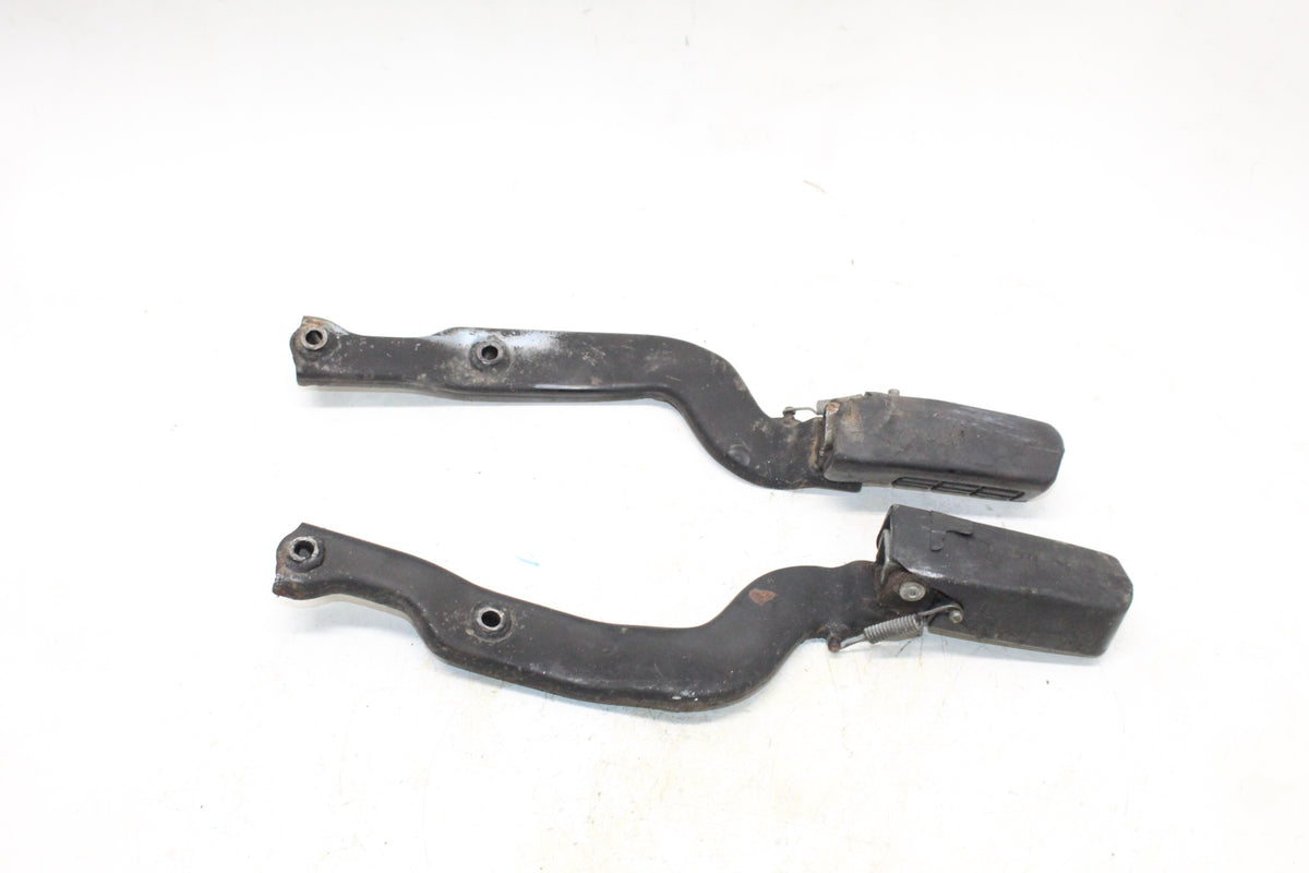 1983 Yamaha XC180 Riva OEM Passenger Foot Pegs Brackets Left Right Pair