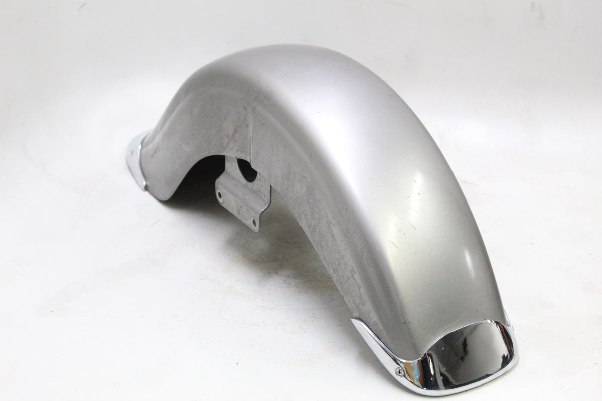 2005 KAWASAKI VULCAN 1500 VN1500 OEM FRONT FENDER SILVER CHROME TRIM
