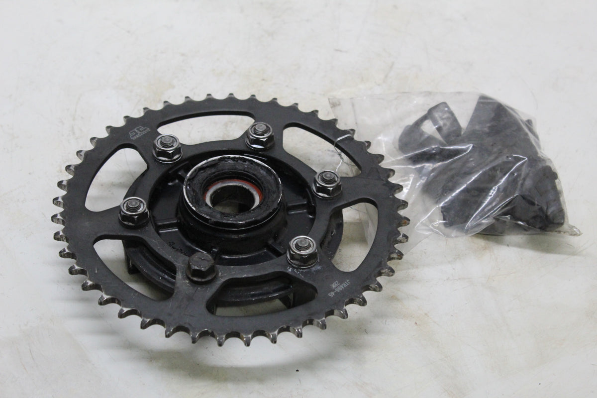 2009 Yamaha YZF R6S Rear Sprocket Carrier Hub With Sprocket And Cush Dampers