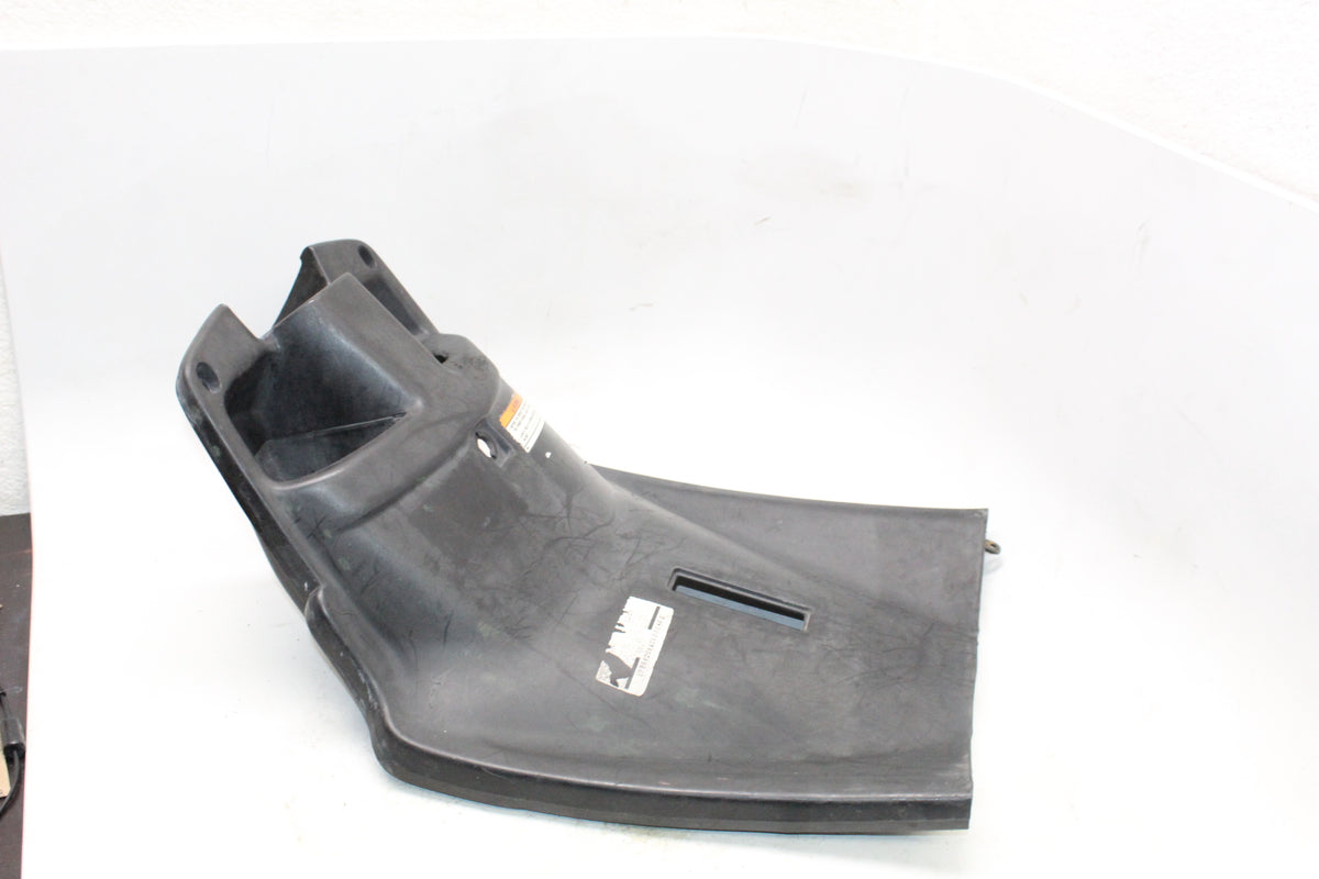 2002 Yamaha Zuma 50 YW50 OEM Inner Leg Shield Panel Black