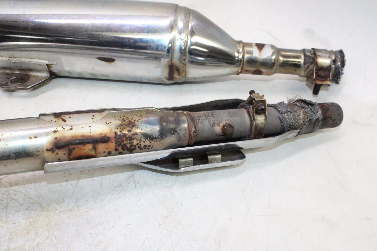2007 Yamaha V Star 650 OEM UPPER EXHAUST MUFFLER W MID PIPE