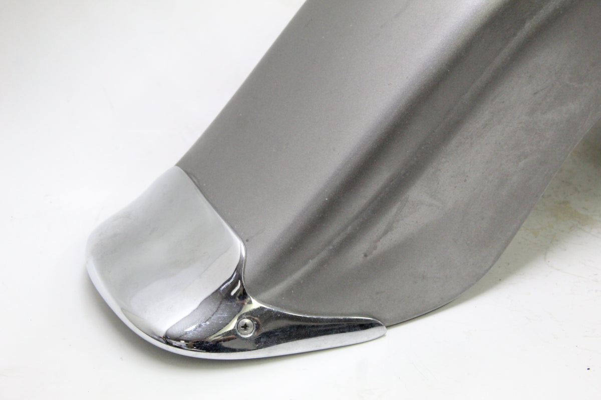 2005 KAWASAKI VULCAN 1500 VN1500 OEM FRONT FENDER SILVER CHROME TRIM